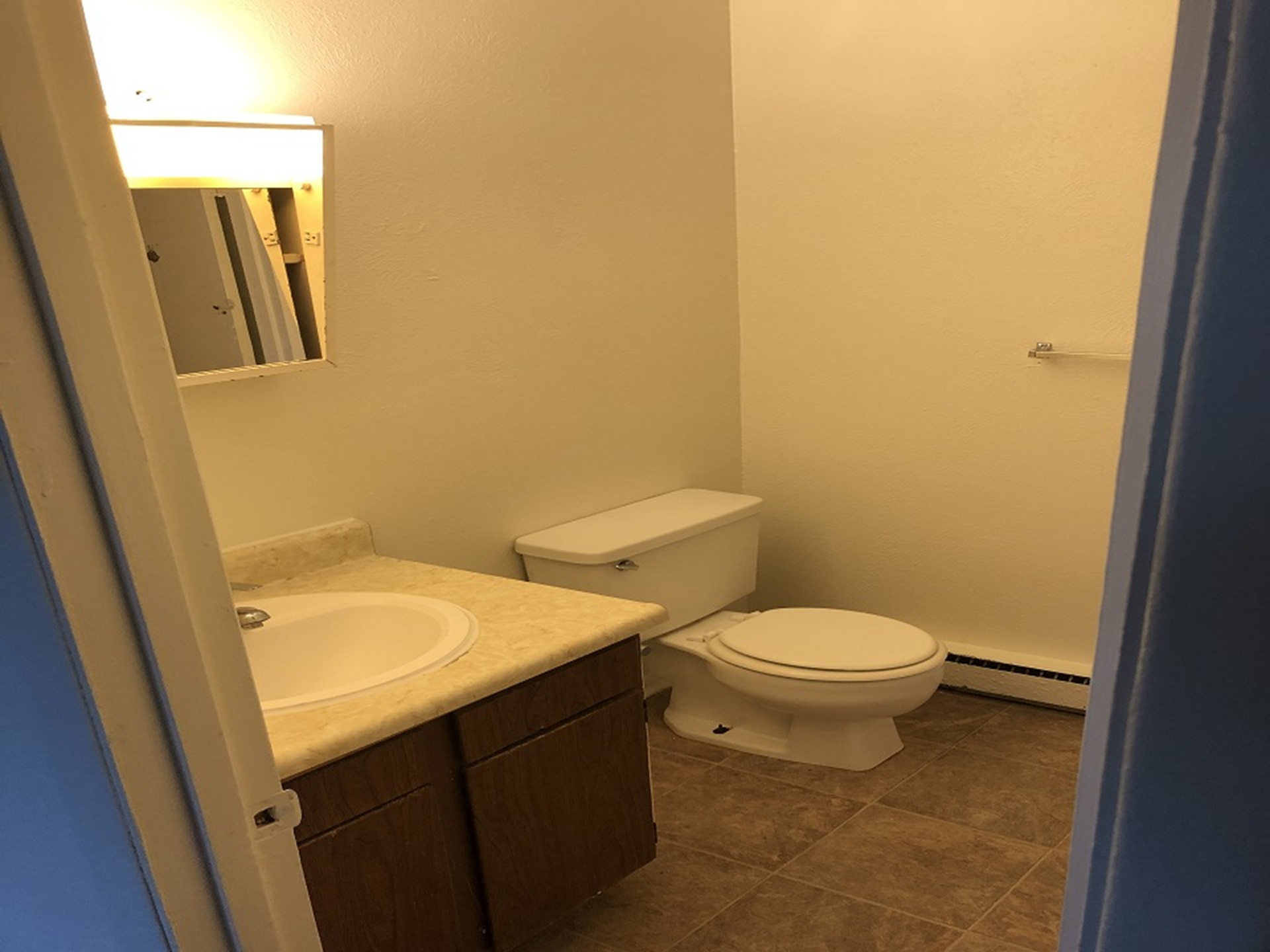 Farmington Hills Apartments bathroom in Elkhart Indiana